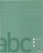 Zeszyty szkolne - Bantex Skrivehæfte bantex, 17 x 21 cm, 20 linjer 9 mm, mørkegrøn, 20 stk. - miniaturka - grafika 1