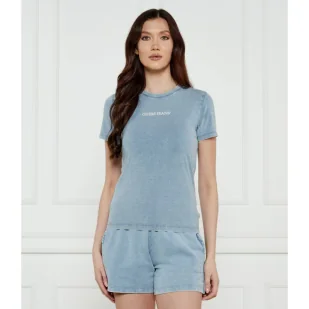Guess Jeans T-shirt Slim Fit - Koszulki i topy damskie - miniaturka - grafika 1