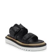 Sandały damskie - Marc Cain Skórzane sandały - miniaturka - grafika 1