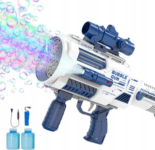 Pistolet Na Bańki Maszyna Do Baniek Mydlanych Generator Wytwornica Płyn - Bańki mydlane - miniaturka - grafika 1