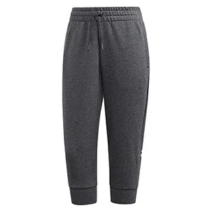 adidas damskie spodnie sportowe W E Lin 3/4 Pt Dark Grey Heather/Purple Tint S - Spodnie damskie - miniaturka - grafika 1