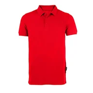Koszulki męskie - HRM Męska koszulka polo Heavy Polo I Premium ze 100% bawełny I Basic koszulka polo można prać w temperaturze do 60°C I wysokiej jakości i trwała odzież męska I odzież robocza, czerwony, L - miniaturka - grafika 1