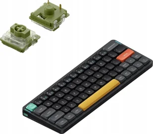 Nuphy - Air60 V2 Wireless Mechanical Keyboard - Bezprzewodowa Klawiatura Mechaniczna Slim Basalt Black Moss - Klawiatury - miniaturka - grafika 1