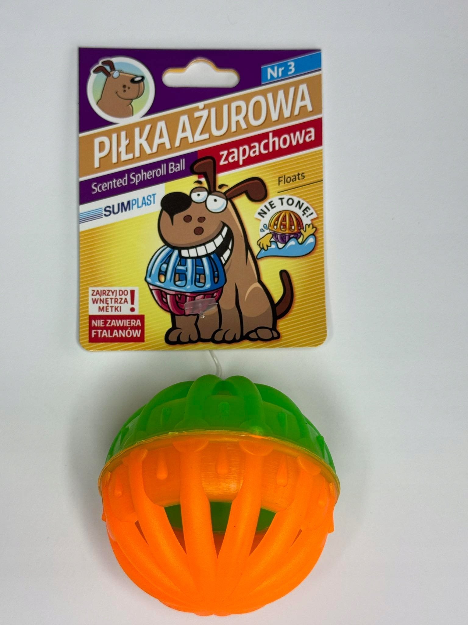 Sum Plast SUM-PLAST ZABAWKA PIŁKA AŻUROWA 3 /4