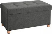 Ławki do przedpokoju - Pufa Skrzynia Ławka Do Przechowywania Taboret - miniaturka - grafika 1