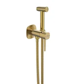 Baterie bidetowe - Bateria bidetowa podtynkowa Laveo Pola złoty szczotkowany BAP_G3PB - miniaturka - grafika 1