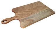 Deski do krojenia - Deska DĘBOWA Z RĄCZKĄ DUŻA do krojenia serwowania - miniaturka - grafika 1