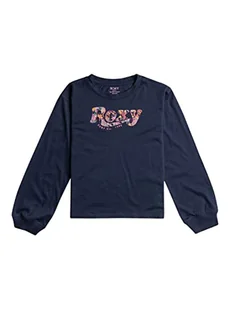 ROXY Modna koszulka dziewczęca niebieska 10/M - Koszulki dla dziewczynek - miniaturka - grafika 1