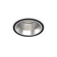 Oprawy, klosze i abażury - Ideal Lux Lampa wpuszczana OFF FI 28W 3000K czarna 266572 266572/IL - miniaturka - grafika 1