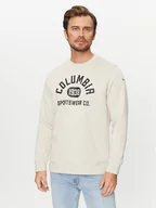 Bluzy męskie - Columbia Bluza Trek™ Crew Brązowy Regular Fit - miniaturka - grafika 1