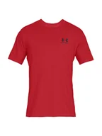 Koszulki sportowe męskie - Under Armour Koszulka sportowa w kolorze czerwonym - miniaturka - grafika 1