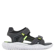 Buty dla chłopców - Sandały Garvalin 252878 S Szary - miniaturka - grafika 1