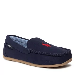 Mokasyny damskie - Polo Ralph Lauren Mokasyny Declan RF103617 Navy/Red - grafika 1