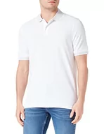 Koszule męskie - bugatti Męska koszula polo, 8150-35092, biała-10, regularna, biały-10, XL - miniaturka - grafika 1