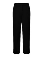 Spodnie damskie - YAS Yaslikka Hw Wide Pants S. Noos spodnie damskie, czarny, M - miniaturka - grafika 1