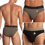 Majtki męskie - SLIPY MĘSKIE Lama Wygodne Bawełniane Majtki z Nadrukiem 2-PAK - XXL - miniaturka - grafika 1