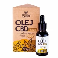 Suplementy naturalne - KOMBINAT KONOPNY Kombinat Konopny Olej CBD Forte 30 ml KK9090 - miniaturka - grafika 1