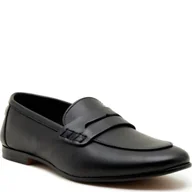 Półbuty damskie - Tommy Hilfiger Skórzane loafersy - miniaturka - grafika 1
