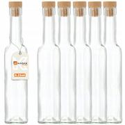 Domowy wyrób alkoholu - KADAX Butelki Na Nalewki Z Korkiem Wino fi17 6szt - miniaturka - grafika 1