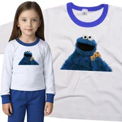 Piżamy dla dziewczynek - Piżama dziecięca Ciasteczkowy Potwór Z Ciasteczkiem 110/116 - VoloDonum - miniaturka - grafika 1