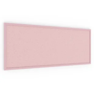 Tablica korkowa różowy kolor korka 100x40 cm rama drewniana lakierowana RÓŻOWA - Tablice i flipcharty - miniaturka - grafika 1