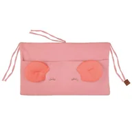 Organizery na łóżeczko - Hi Little One organizer przybornik do łóżeczka MOUSE Soft Rose/Coral - miniaturka - grafika 1