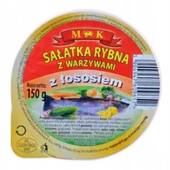 Konserwy i dania rybne - MK sałatka rybna z warzywami z łososiem 150g smakowita kompozycja - miniaturka - grafika 1