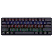 Klawiatury - Redragon K615-R Elise Wired Rabinbow LED czarna - miniaturka - grafika 1