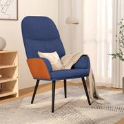 Fotele - Fotel, niebieski, obity tkaniną - miniaturka - grafika 1
