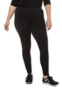 Legginsy - Ulla Popken Legginsy damskie, czarny (czarny 48554810), 62/64 PL - miniaturka - grafika 1