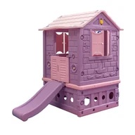 Place zabaw - Małpiszon, domek dla dzieci King 106×90 cm różowy - miniaturka - grafika 1