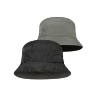 Czapki i chusty sportowe męskie - Kapelusz dwustronny Buff Travel Bucket Hat Gline Black- Grey - miniaturka - grafika 1
