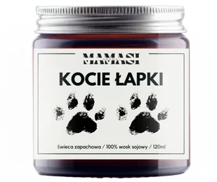 Świeczka Sojowa Kocie Łapki Urodziny, Prezent, Upominek, Zapachowa 120Ml - Świece - miniaturka - grafika 1