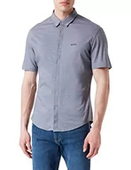 Koszule męskie - BOSS Koszula męska Biadia_r, Granatowy 411, M - miniaturka - grafika 1