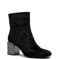 Botki damskie - Liu Jo Skórzane botki SARA 01 - miniaturka - grafika 1