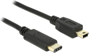 Kabel USB Delock USB-C - 2.5 m Czarny (83336) - Kable USB - miniaturka - grafika 1