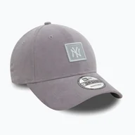 Czapki damskie - Czapka z daszkiem New Era Cord Patch 9FORTY New York Yankees grey WYSYŁKA W 24H 30 DNI NA ZWROT - miniaturka - grafika 1
