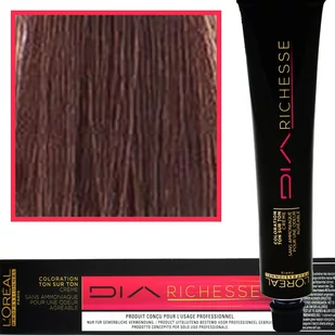 Loreal Professionnel Professionnel Dia Richesse półtrwały kolor włosów bez amoniaku odcień 5.8 Mocha Cappuccino 50 ml - Farby do włosów i szampony koloryzujące - miniaturka - grafika 1