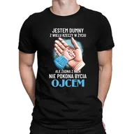 Koszulki męskie - Jestem dumny z wielu rzeczy w życiu - ojciec - męska koszulka na prezent dla taty - miniaturka - grafika 1