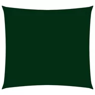 Parasole ogrodowe - vidaXL Żagiel przeciwsłoneczny, tkanina Oxford, kwadrat, 6x6 m, zieleń vidaXL - miniaturka - grafika 1