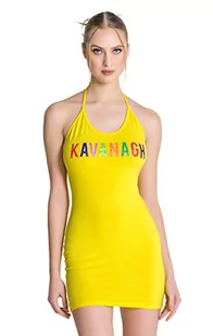 Gianni Kavanagh Yellow Chromatica Sukienka Casual Damska, Żółty, L - Sukienki - miniaturka - grafika 1