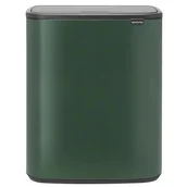 Kosze na śmieci - Brabantia Kosz na śmieci Bo Pedal Bin 2 x 30 l zielony 304224 - miniaturka - grafika 1