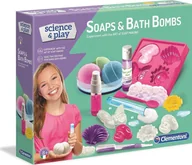 Zabawki interaktywne dla dzieci - Clementoni Clementoni, Science & Play, Soap and Bath Bomb, For Girls, 8+ years For Girls - miniaturka - grafika 1