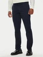 Spodnie męskie - Boss Chinosy Kaito1 50487966 Granatowy Slim Fit - miniaturka - grafika 1