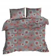 Pościel - pościel z flaneli 160x220 + 2x poszewka F 112-2 kreatywna czerwona - miniaturka - grafika 1