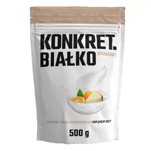 Konkret Białko 500 g Sernik z pomarańczą - Odżywki białkowe - miniaturka - grafika 1
