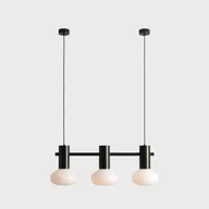 Lampy sufitowe - Szklana wisząca lampa Flo 3 Moss 7000E26_S do sypialni zielona - miniaturka - grafika 1