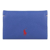 Portfele - POLO RALPH LAUREN Polo Play Etui na karty kredytowe Skórzany 10 cm niebieski - miniaturka - grafika 1