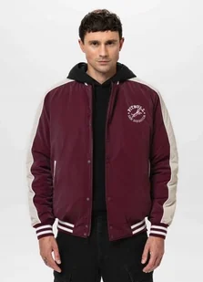 Kurtka męska przejściowa bejsbolówka Pit Bull Manolito bordowo/biała S - Kurtki męskie Kurtka męska przejściowa bejsbolówka Pit Bull Manolito bordowo/biała S - Kurtki męskie - miniaturka - grafika 1