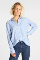Koszule damskie - Lee One Pocket Shirt Damska Koszula Materiałowa Summer Blue L45Thunj-S - miniaturka - grafika 1